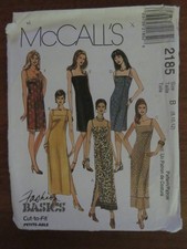 McCalls 2185 Sewing Pattern