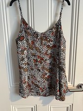 George Asda Cami Top, animal print, size 16, BNWOT A Line