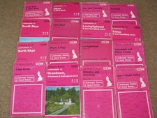OS Ordnance Survey Landranger Maps - Scotland - assorted editions 1976-1990