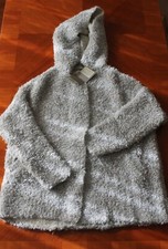 UTERQUE (ZARA LUXURY) BOUCLE KNIT COAT whit HOOD | WOOL & MOHAIR | NEW! SOLD OUT