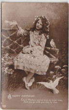 RPPC Studio Portrait Girl with