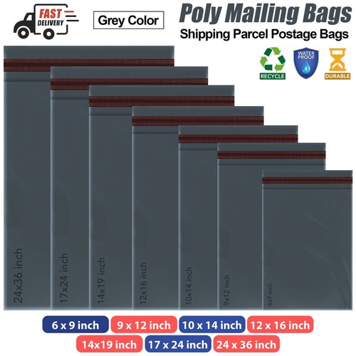 Grey mailing bags strong - grey,