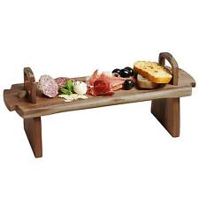 Wooden Raised Serving Platter