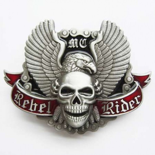 Biker buckle rebel rider - biker,
