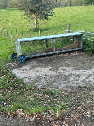 Galvanised steel sheep hay - galvanised,