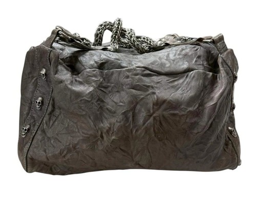 Thomas wylde skull leather bag - wylde,