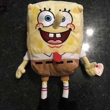 SPONGEBOB SQUARE PANTS 2006 TY BEANIE With Tags