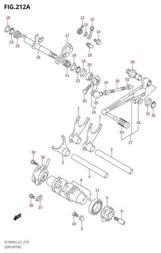 Suzuki genuine bolt 5mm - 5mm, x