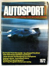 AUTOSPORT 1972 Annual Magazine