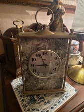 Beautiful Vintage Vega USSR 8 Day Mantle Clock - Working Well