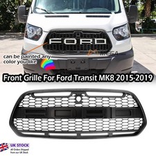 Grille For 2015-2019 Ford Transit MK8 Raptor Style Grill Upgrade Replace Black