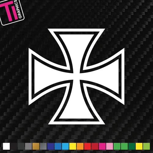 Iron cross sticker maltese - iron,