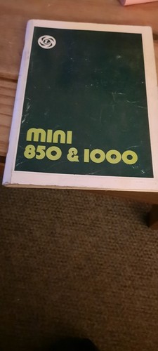 Mini drivers handbook - 850, &