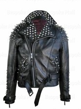 Women Studded Leather Bike