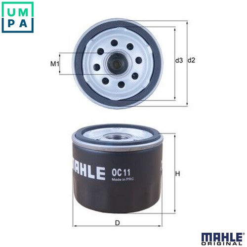 Oil filter for - 11, renault