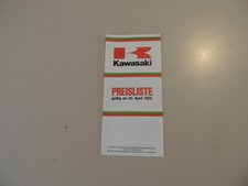 1985 Price List Brochure