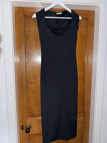 Zara black midi dress - , l