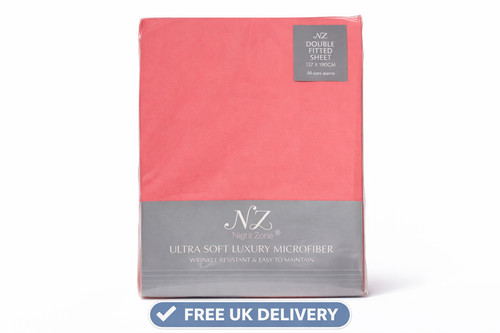 Double fitted sheets pink - 2x,