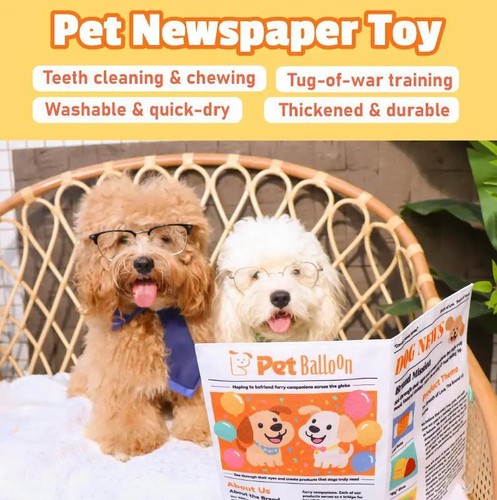 Interactive crinkle dog - interactive,