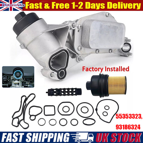 Oil cooler filter - oil, housing