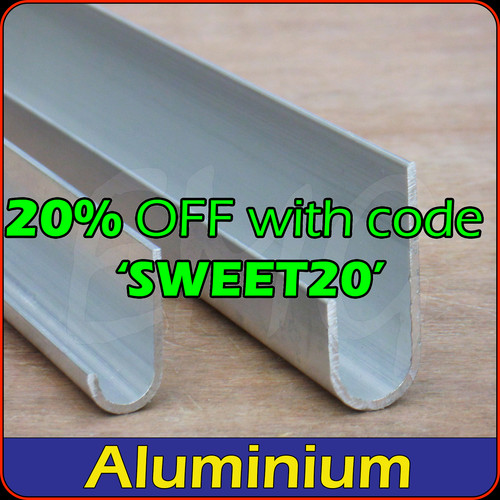 Aluminium section u - aluminium,