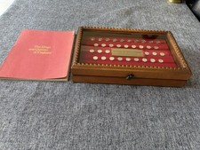 Franklin Mint Kings And Queens Of England Mini Silver Coins vintage