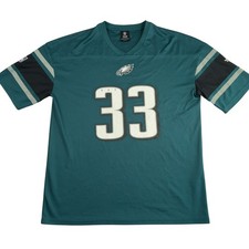 Fanatics NFL Philadelphia Eagles Jersey Men's XXL Team Apparel #33 Green Retro