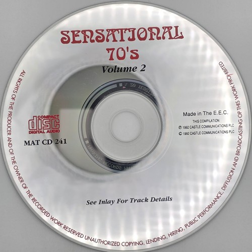 Sensational volume 2 cd - 70's,
