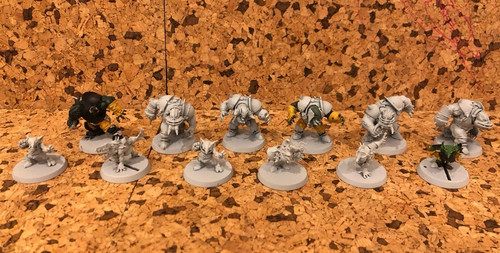 Blood bowl black orc - orc, team