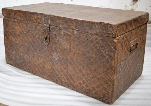 Antique wooden iron big - iron,