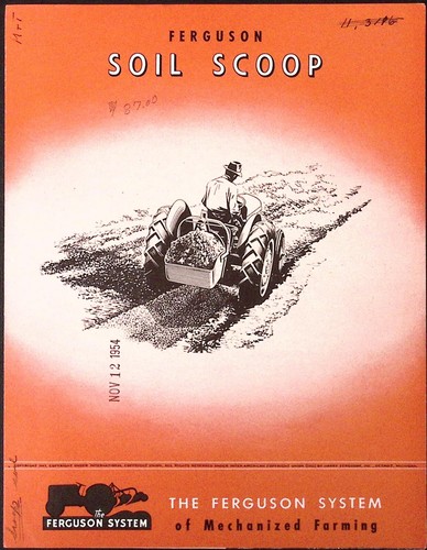 1954 harry fergsuon soil scoop - fergsuon,