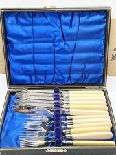 VINTAGE CASED CANTEEN OF FAUX