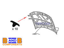 BONNET RUBBER SEAL TRIM CLIPS
