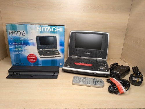 Hitachi pdv313 portable dvd - hitachi,