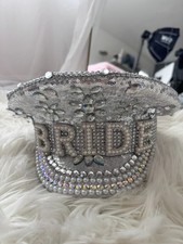 Bride Captain Hat Bling