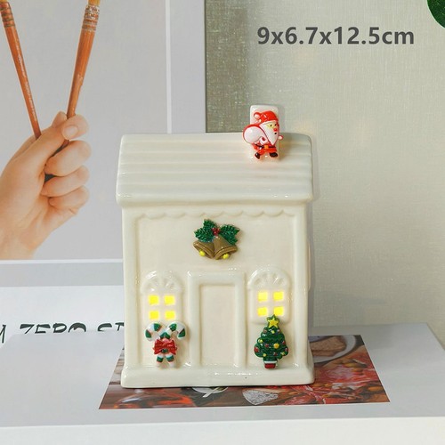 Ceramic christmas village - ceramic,