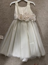 Cream Tulle Occasion Dress –