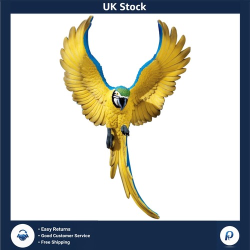 Vibrant flapping macaw wall - vibrant,