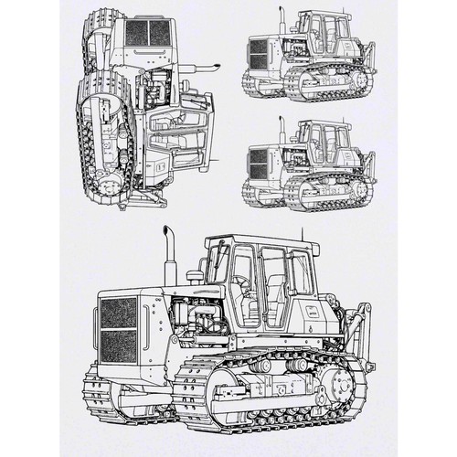 Crawler tractor - 4, tractor'