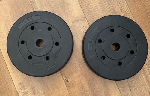 5kg black plastic weight - 5kg,