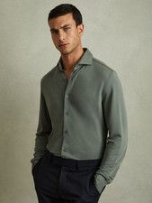 Reiss Mens Green Relaxed Long