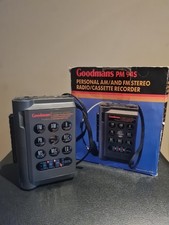 Goodmans PM 945 Vintage Personal AM/FM Stereo Radio Cassette Player