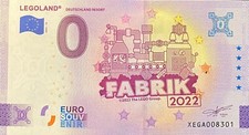 Ticket 0 EURO LEGOLAND Factory Germany 2022 Number 8301