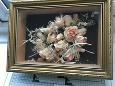 Handmade Sugar Paste flower spray  by artisan Mary Verghese with display box