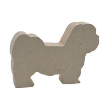 Freestanding Lhasa Apso Dog