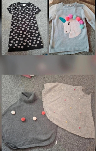 Girls outfit set 4pc - 4pc, heart