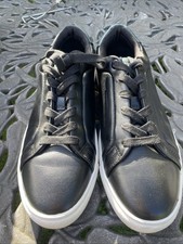 Ted Baker Robbert -001 Black / Noir Uk 9 Leather Trainers