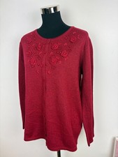 Ladies BonMarche Red Glitter