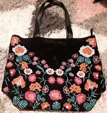 MATALAN. Black Embroidered
