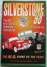SILVERSTONE 19-21 Jun 1998 MG